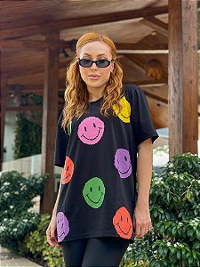 Max Tshirt Preta Smille