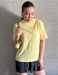 Tshirt Gola Alta Amarelo Manteiga