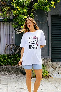 Max Tshirt Branca Hello Kitty