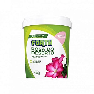 Adubo Fertilizante Forth Rosa Do Deserto 400g Favorece a  Floração