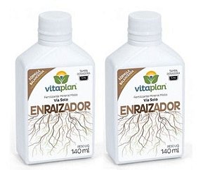 Kit 2 Fertilizante Enraizador 140ml Vitaplan