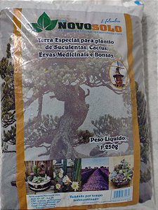 Substrato Terra Especial Suculentas Cactos Ervas Medicinais e Bonsay 1.250g