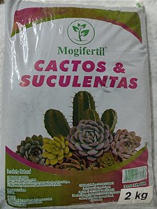 Substrato Terra Especial Para Cactos E Suculentas 2kg