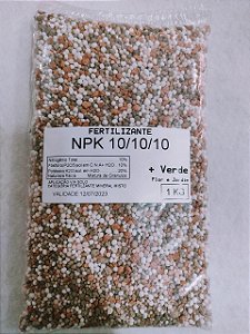 ADUBO FERTILIZANTE NPK 10 10 10 1KG