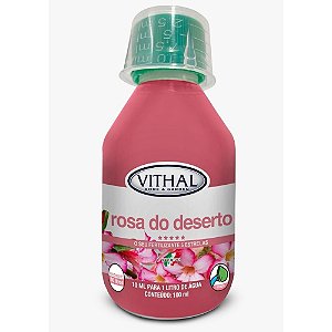 Fertilizante Liquido Para Rosa do Deserto Vithal 100ml