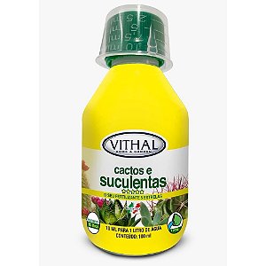 Fertilizante Liquido Para Suculentas Vithal 100ml
