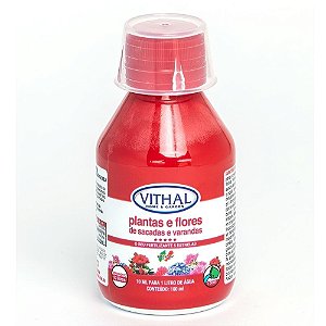 Fertilizante Liquido Plantas e Flores Vithal 100ml