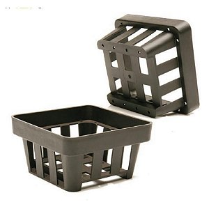 Kit 5 Vasos Cesta Quadrada Orquídea