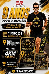 Aniversário de 9º ano Elite Runners - 11/10/2026