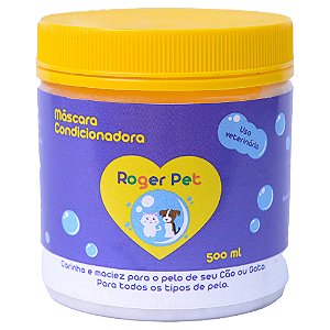 Máscara Condicionadora Roger Pet 500ml - Linha Profissional