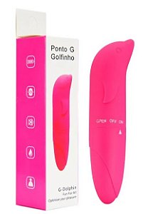 Vibrador Golfinho Aveludado Pink Ponto G Sexy Import