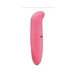 Vibrador Ponto G Curvado Aveludado Rosa Sexy Import