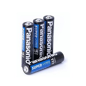 Pilha AAA Panasonic - 4 unidades