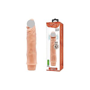 Prótese realística cyber skin com vibro multivelocidades Jack Pretty Love