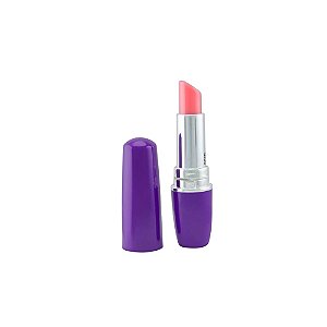 Vibrador Clitoriano Batom Lipstick Roxo Sexy Import