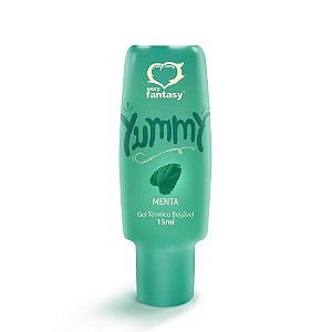 Gel Térmico Beijável Yummy Menta 15ml Sexy Fantasy