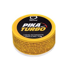 Creme Retardante Masculino Pika Turbo 7,5g Sexy Fantasy