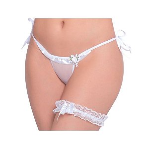 Persex Perneira Rendinha Branco Pimenta Sexy