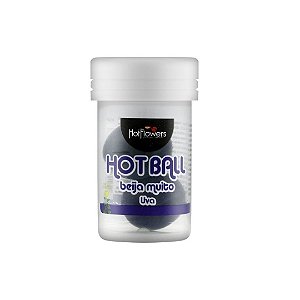 Bolinha Explosiva Beija Muito Uva 2 unidades Hot Flowers