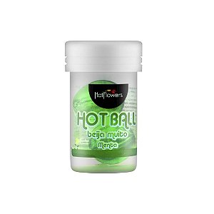 Bolinha Explosiva Beija Muito Menta 2 unidades Hot Flowers