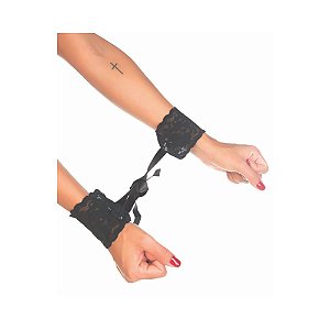 Algemas Renda - Preta Pimenta Sexy