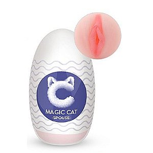 Magical Cat Spouse - Masturbador Ovo Cyber Skin em formato vagina