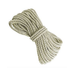 Corda Shibari 6mm 10m + Tesoura de Segurança - Branca