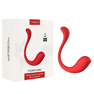 Vibrador clitoriano recarregável com APP Phoenix Neo Svakom