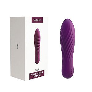 Vibrador Ponto G Recarregável Tulip Svakom - Roxo