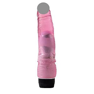 Prótese realística com vibrador Maig - Rosa