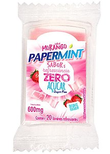Lâminas Refrescantes Papermint Morango 20 unidades Danilla