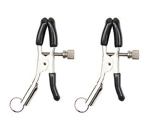 Grampos emborrachados ajustáveis para mamilos*