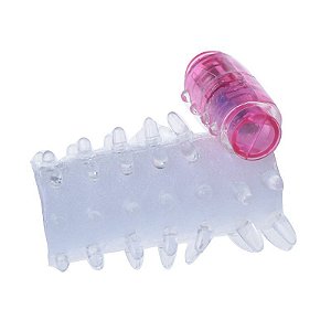 Meia Capa Peniana Silicone Vibro Sexy Import