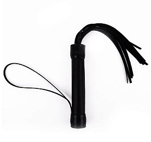 Chicote Tiras Preto 20cm Dominatrixxx