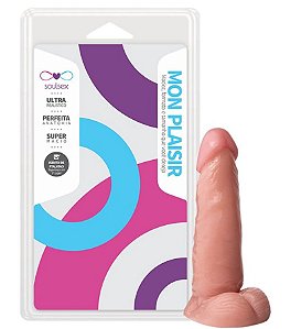 Prótese Realística Cyberskin Escroto 14x3,5cm Soulsex