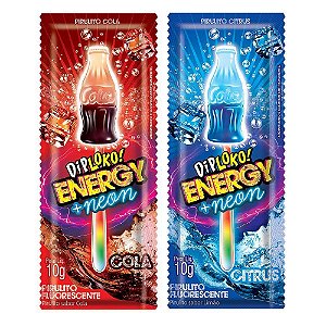 Pirulito Dip Loko Energy +neon Unitário 10g Danilla