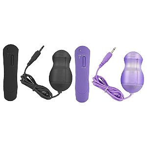 Vibrador Mini Bullet 7 Vibrações Com Luzes Sexy Import