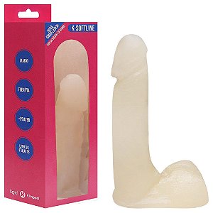 Pênis De Borracha Maciça Fosforescente 17,5 X 3,8 Kgel