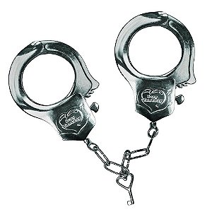 Algema Em Metal Cromada Sexy Fantasy