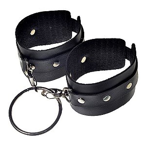 Algema Com Argola Mosquete Metal E Tiras Dominatrixxx