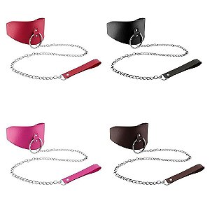 Coleira Rainha Com Guia Dominatrixxx