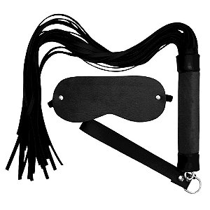 Kit Venda Com Chicote 24 Tiras Em Pelúcia Dominatrixxx