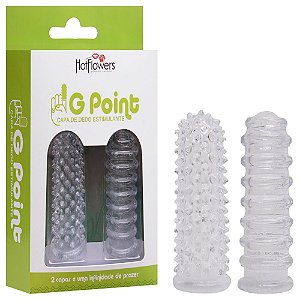 G Point Capa De Dedo Estimulante 02 Unidades Hot Flowers