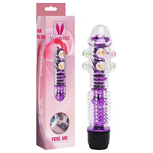 Vibrador Personal Sensor Com Pérolas Vipmix