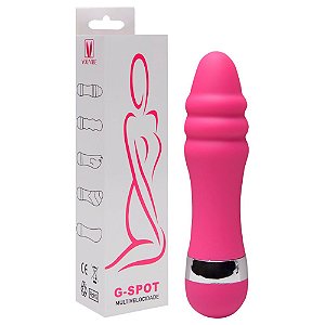 Vibrador Ponto G Aveludado 10,5 X 2,5cm Vipmix