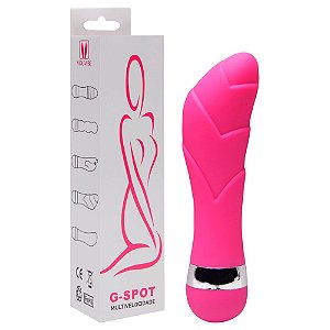 Vibrador Ponto G Aveludado 11,5 X 2,5cm Vipmix