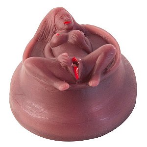 Tampa Para Latinha Vagina Black Hot Flowers