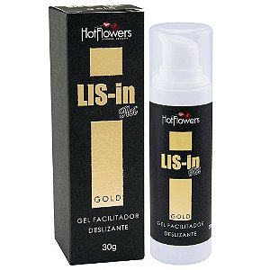 Lis-in Gold Gel Anal Facilitador 30g Hot Flowers