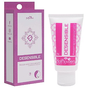 Desensible Gel Facilitador Anal 18g Hot Flowers