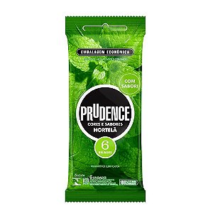 Preservativo Hortelã Com 6 Unidades Prudence